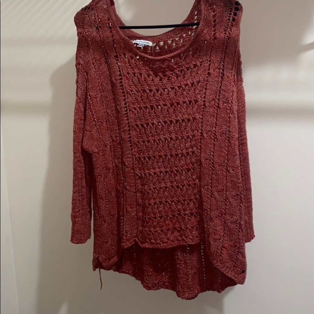 3/4 Sleeve American Eagle Knit Sweater